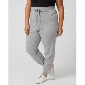 Women Le Chateau Viscose Blend Side Stripe Track Pant Size 1X